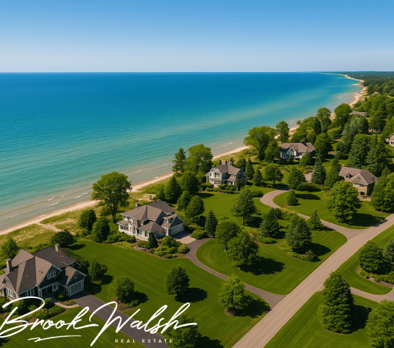 Photo of Lake Michigan community